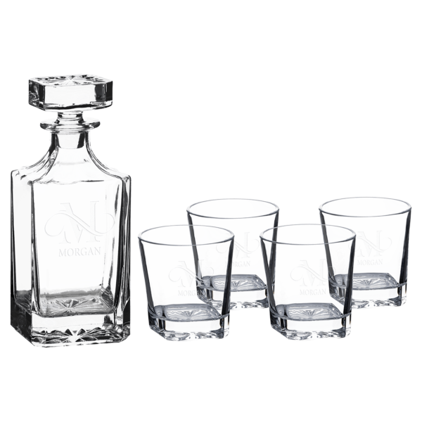 Drinkware - Square Decanter Set