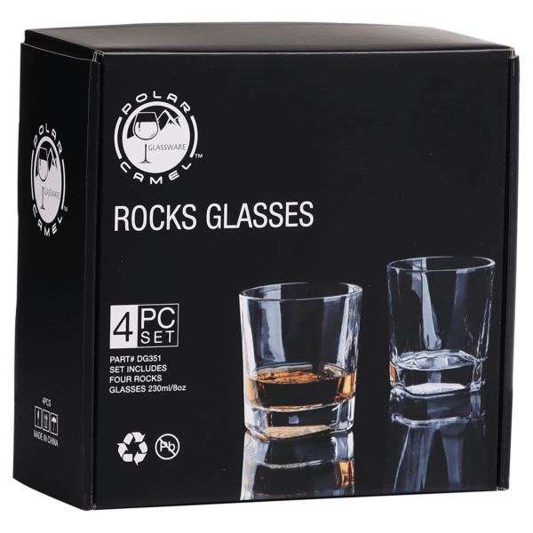 Drinkware - Rectangle Rocks Glass Set - Image 2