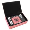 Drinkware - Laserable Leatherette® 6 oz. Flask Gift Box Sets - Image 6