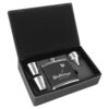 Drinkware - Laserable Leatherette® 6 oz. Flask Gift Box Sets - Image 7