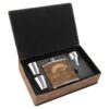 Drinkware - Laserable Leatherette® 6 oz. Flask Gift Box Sets - Image 8