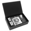 Drinkware - Laserable Leatherette® 6 oz. Flask Gift Box Sets - Image 13