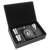 Drinkware - Laserable Leatherette® 6 oz. Flask Gift Box Sets - Image 14