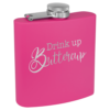 Drinkware - 6 oz. Color Stainless Steel or Leatherette Flasks - Image 5