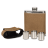 Drinkware - 7 oz. Leather Flask Kit - Image 4