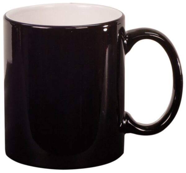 Drinkware - LazerMug™ 11 oz. Round Laserable Ceramic Mug - Image 2