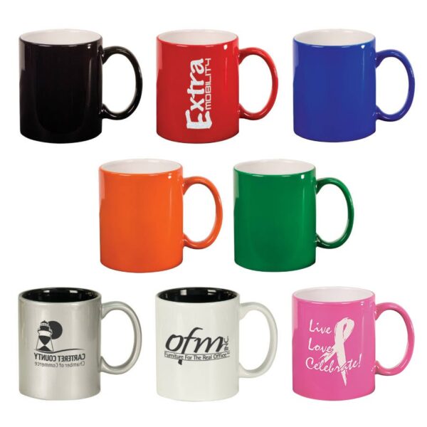 Drinkware - LazerMug™ 11 oz. Round Laserable Ceramic Mug