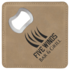 Drinkware - Laserable Leatherette® Bottle Opener Coasters - Image 2