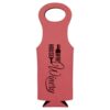 Drinkware - Laserable Leatherette® Wine Bags - Image 9