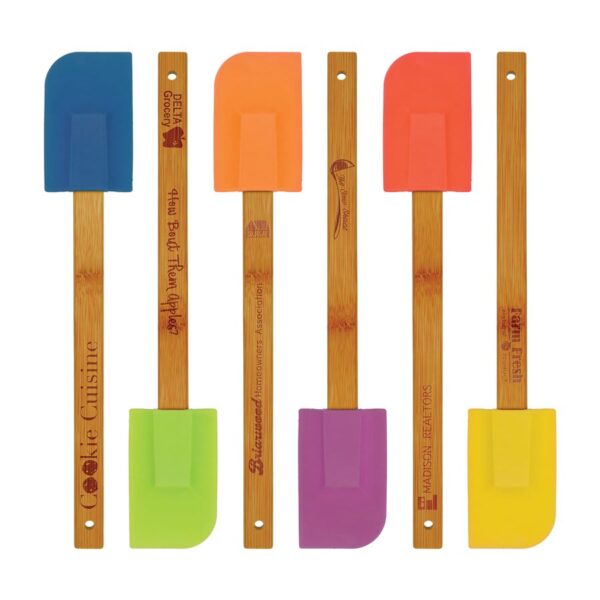 Dishware - Silicone Spatulas with Bamboo Handles