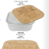 Dishware - Glass Containers with Bamboo Lids