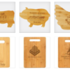 Dishware - Assorted Natural Bamboo Cutting Boards
