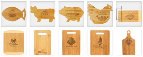 Dishware - Assorted Natural Bamboo Cutting Boards