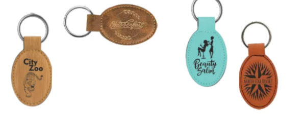 Gift - Laserable Leatherette® Keychains