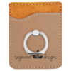 Gifts - Laserable Leatherette® Phone Wallet with Ring