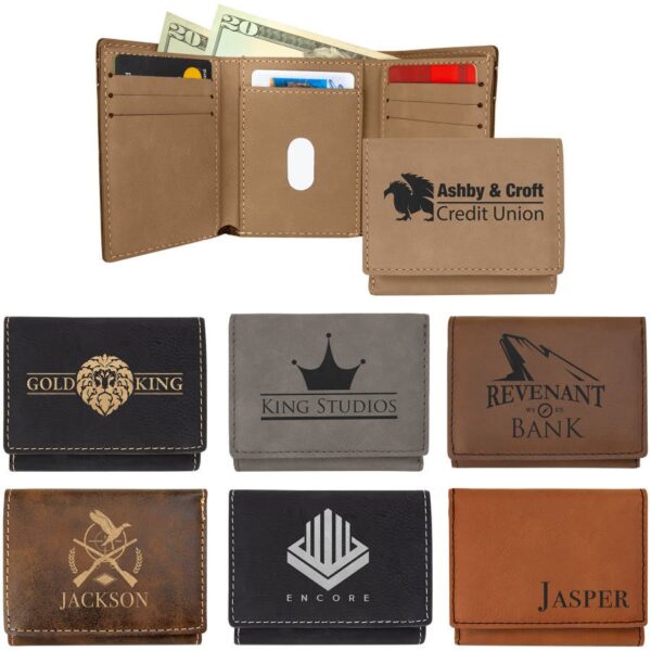 Gifts - Leatherette® Wallet Clips & Bifold/Trifold Wallets