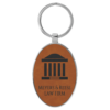 Gifts - Metal Frame Laserable Leatherette® Keychains - Image 5