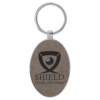 Gifts - Metal Frame Laserable Leatherette® Keychains - Image 6
