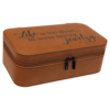 Gifts - Lg Laserable Leatherette® Travel Jewelry Boxes